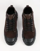 Karl Lagerfeld туристически обувки мъжки от велур Trekka Mens Nft кафяви KL25252