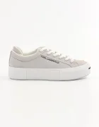 Karl Lagerfeld Велурени кецове SKATE LO LACE
