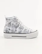Karl Lagerfeld Високи кецове KAMPUS MAX
