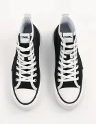 Karl Lagerfeld Високи кецове KAMPUS MAX III в черно KL60654T