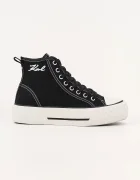 Karl Lagerfeld Високи кецове KAMPUS MAX III в черно KL60655