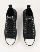 Karl Lagerfeld Високи кецове KAMPUS MAX III в черно KL60655
