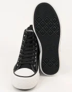 Karl Lagerfeld Високи кецове KAMPUS MAX III в черно KL60655