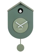 Karlsson Часовник с махало Grato Cuckoo 33 cm в зелено