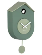 Karlsson Часовник с махало Grato Cuckoo 33 cm в зелено