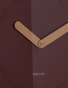 Karlsson Стенен часовник Amena 40 cm в бордо