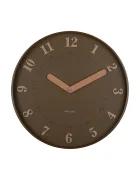 Karlsson Стенен часовник Amena 40 cm в кафяво