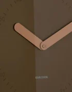Karlsson Стенен часовник Amena 40 cm в кафяво