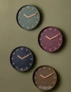 Karlsson Стенен часовник Amena 40 cm в кафяво