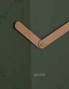 Karlsson Стенен часовник Amena 40 cm в зелено