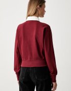 Kenzo блуза дамска от памук бордо FG62PO5504SU