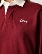 Kenzo блуза дамска от памук бордо FG62PO5504SU