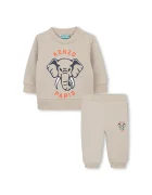 Kenzo Kids Бебешки памучен спортен комплект