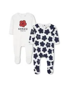 Kenzo Kids Бебешки памучни ританки (2 броя)