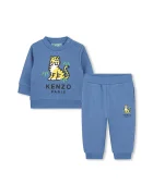 Kenzo Kids Детски памучен анцуг