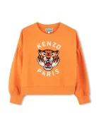 Kenzo Kids Детски памучен суичър
