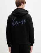 Kenzo суичър с качулка мъжки от памук черен FG65HO2644MJ