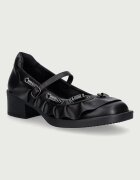 Koi Footwear балеринки Ruffle Chain Mary Janes черни STORMVEIL