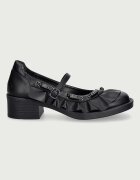 Koi Footwear балеринки Ruffle Chain Mary Janes черни STORMVEIL