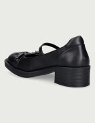 Koi Footwear балеринки Ruffle Chain Mary Janes черни STORMVEIL
