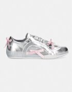 Koi Footwear Bambalina Cat Lace up Bow Pumps маратонки дамски сребърни Bambalina Cat Lace up Bow Pumps