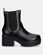 Koi Footwear Боти челси Anise Studded Chelsea Boots в черно с дебел ток Anise Studded Chelsea Boots