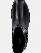 Koi Footwear Боти челси Anise Studded Chelsea Boots в черно с дебел ток Anise Studded Chelsea Boots