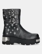 Koi Footwear Боти Eclipsed Rituals в черно с платформа с лека изолация KK24