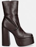 Koi Footwear боти с дебел ток дамски DBP1 кафяви DBP1