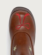 Koi Footwear ботуши под коляното с платформа дамски Jettison Chunky Cowboy Boots кафяви PW02