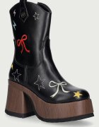 Koi Footwear каубойски ботуши със скосена пларформа дамски Lassitude Chunky Cowboy Boots черни PW03