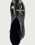 Koi Footwear каубойски ботуши със скосена пларформа дамски Lassitude Chunky Cowboy Boots черни PW03