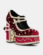 Koi Footwear Обувки с дебел ток Boleyns Vengeance