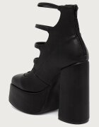 Koi Footwear обувки с дебел ток Gurren Strappy Platform черни DBP17