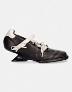 Koi Footwear обувки с дебел ток със скосена пларформа Adria Padded Kitten Heel кафяви Adria Padded Kitten Heel
