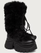 Koi Footwear Sasquatch Fluffy Snow Boots дамски апрески черни Mindnight Sasquatch