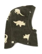 Konges Sløjd балаклава за деца от полар TAVI FLEECE BALACLAVA GRS зелена KS105772
