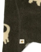 Konges Sløjd балаклава за деца от полар TAVI FLEECE BALACLAVA GRS зелена KS105772