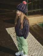 Konges Sløjd барета за деца от вълнена материя BELOU BERET тъмносиня KS105905