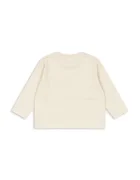 Konges Sløjd блуза с дълги ръкави за деца от памук FILI BOX FIT TEE GOTS бежова KS106018