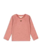 Konges Sløjd блуза с дълги ръкави за деца с памук ROLI BLOUSE OCS розова KS106214