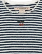 Konges Sløjd блуза с дълги ръкави за деца с памук ROLI STRIPE BLOUSE OCS синя KS107376