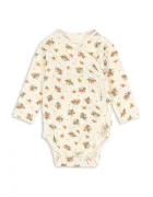 Konges Sløjd боди за бебе от памук MINNIE NEWBORN BODY GOTS бежово KS106168