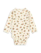 Konges Sløjd боди за бебе от памук MINNIE NEWBORN BODY GOTS бежово KS106168