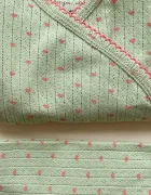 Konges Sløjd боди за бебе от памук MINNIE NEWBORN BODY GOTS зелено KS106168