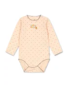 Konges Sløjd боди за бебе от памук с еластан BASIC LS BODY GOTS розово KS105896