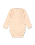 Konges Sløjd боди за бебе от памук с еластан BASIC LS BODY GOTS розово KS105896