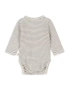 Konges Sløjd боди за бебе от памук с еластан BASIC LS NEWBORN BODY GOTS бяло KS105897