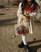 Konges Sløjd чанта за деца CHERRY PERLA HAND BAG бежова KS105944