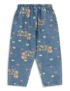 Konges Sløjd дънки mom fit за деца MAGOT FRILL PANTS GOTS сини KS106129